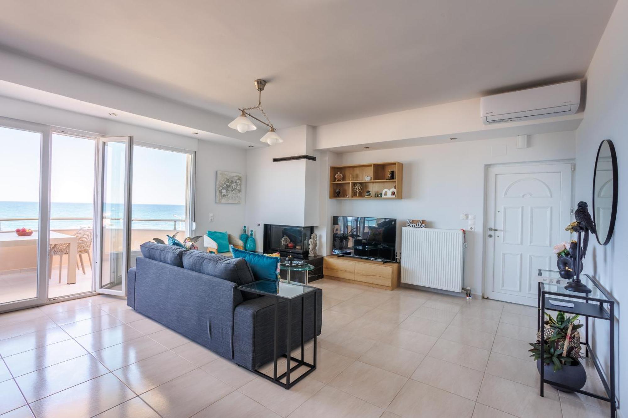 Seaside Anna Apartment Anissaras Exterior photo