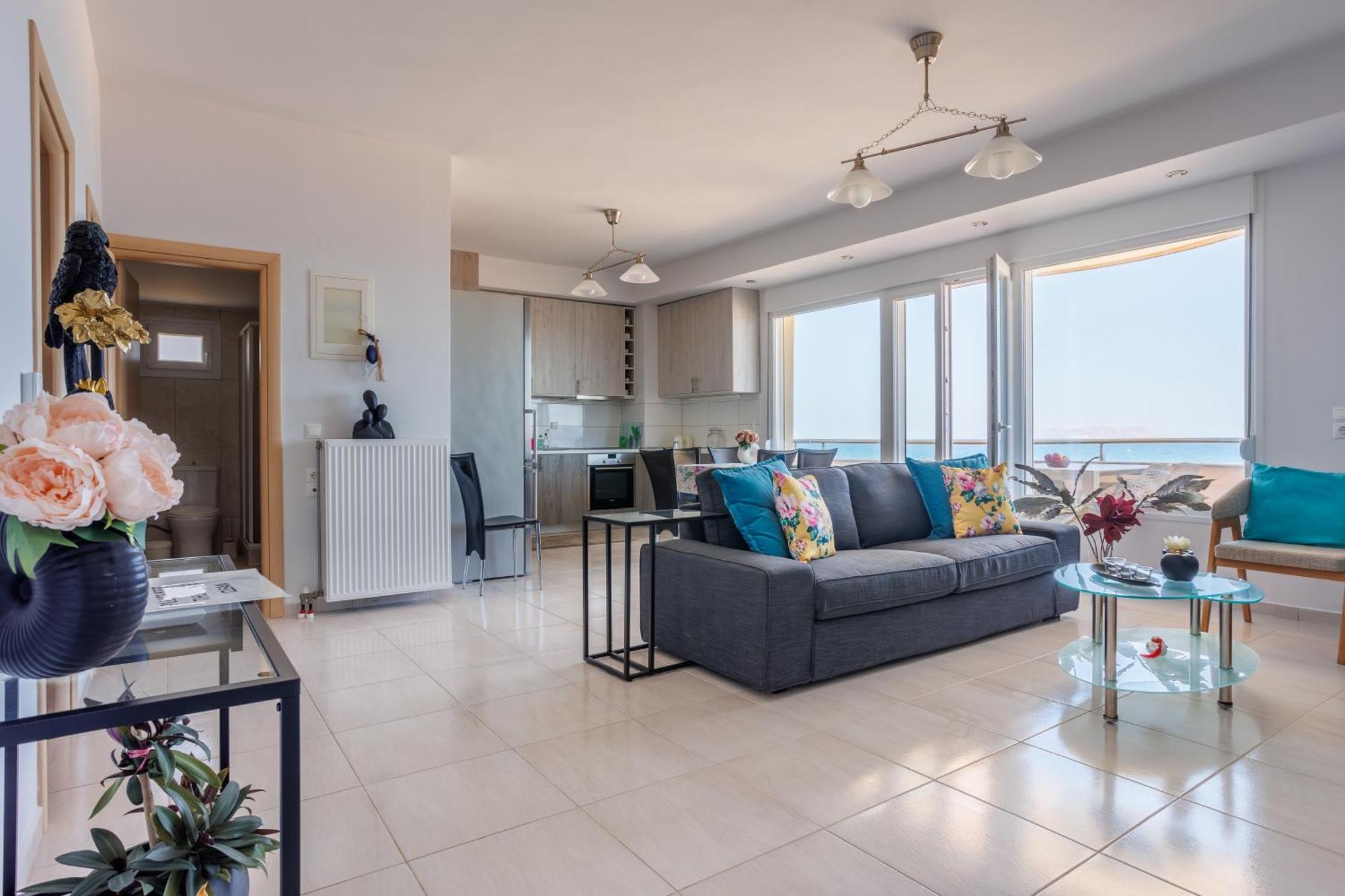 Seaside Anna Apartment Anissaras Exterior photo